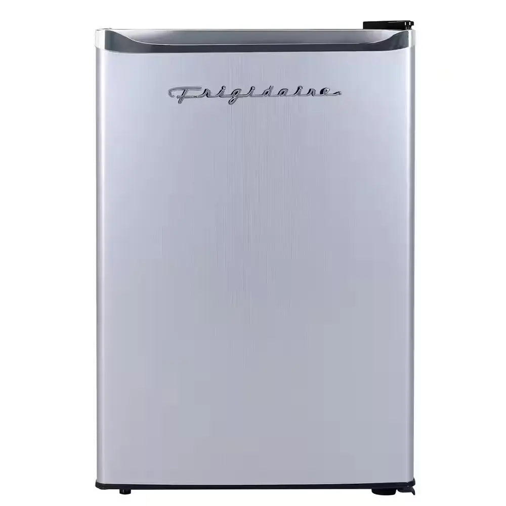 2.5 Cu. Ft. Retro Mini Fridge in Platinum with Freezer | Fridge.com