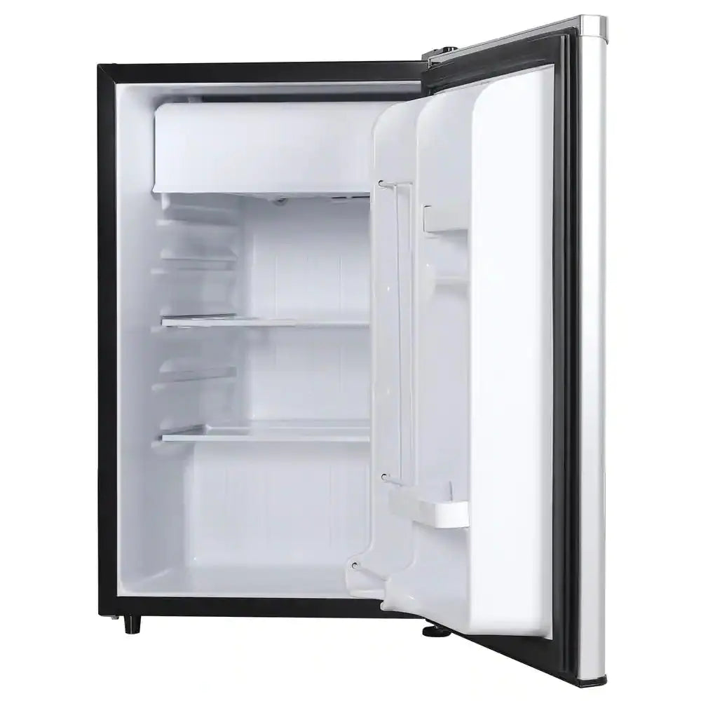 2.5 Cu. Ft. Retro Mini Fridge in Platinum with Freezer | Fridge.com