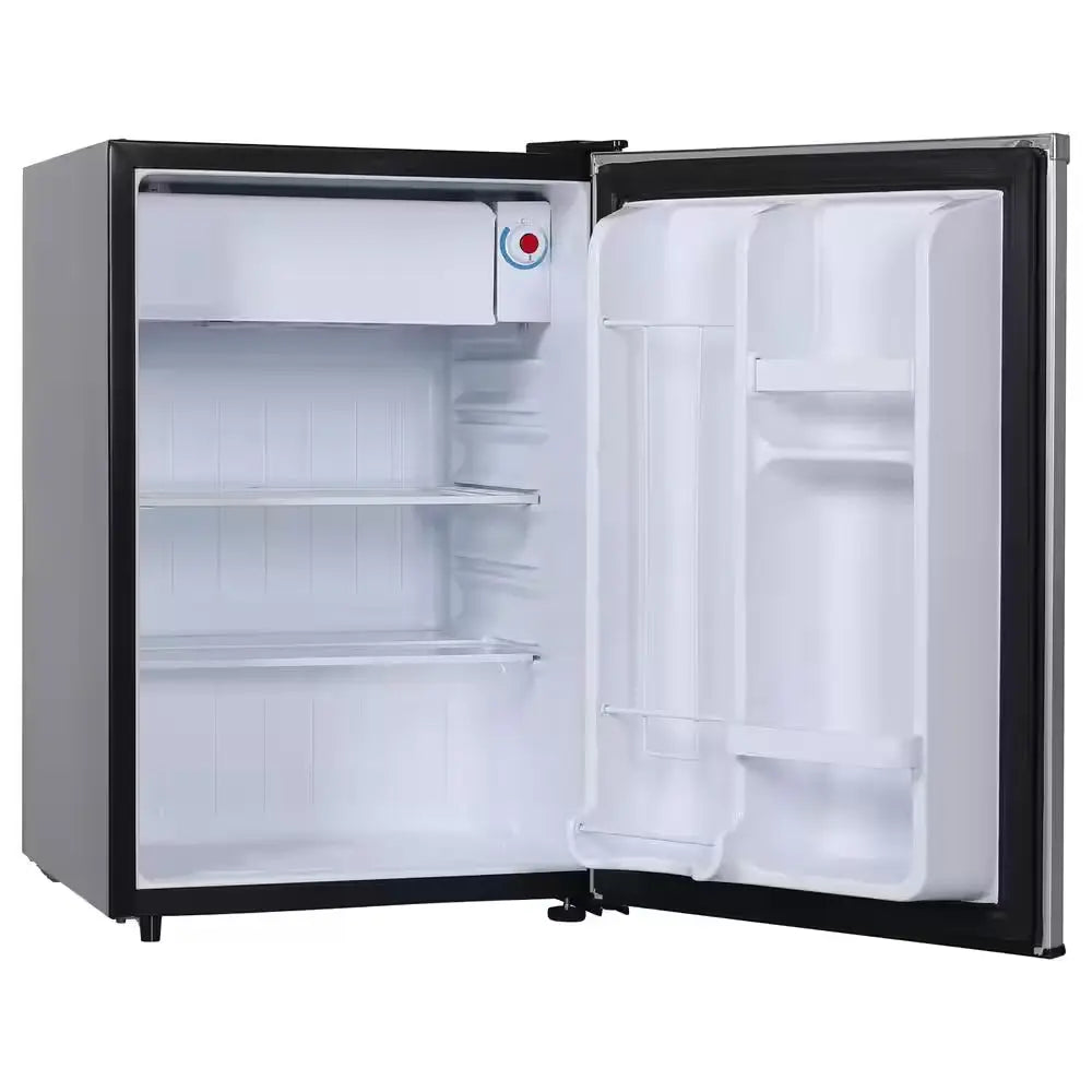 2.5 Cu. Ft. Retro Mini Fridge in Platinum with Freezer | Fridge.com