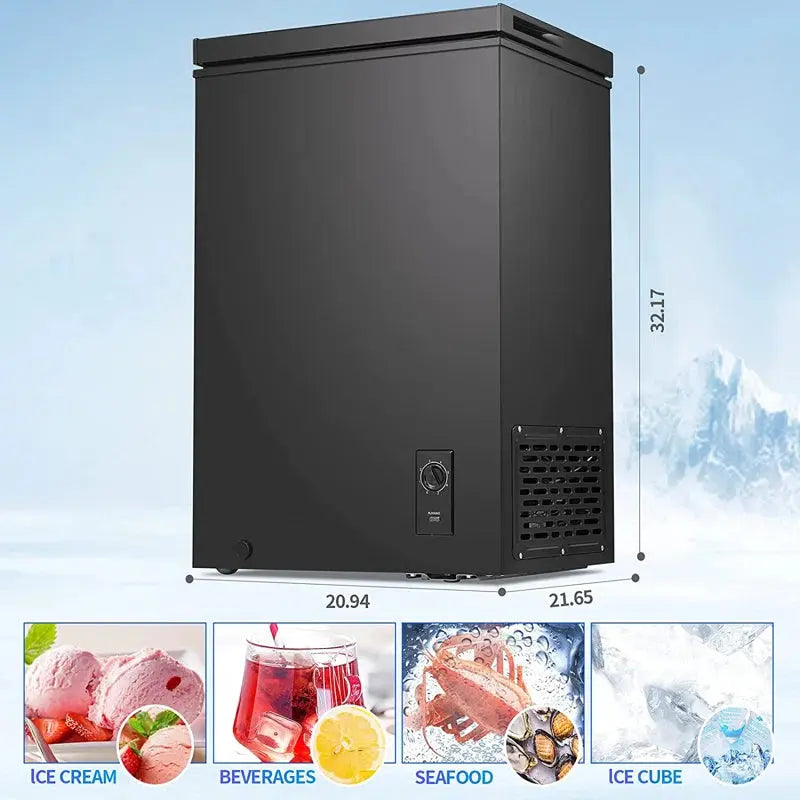 2.7 Cubic Feet Chest Freezer with Adjustable Temperature Controls | Fridge.com