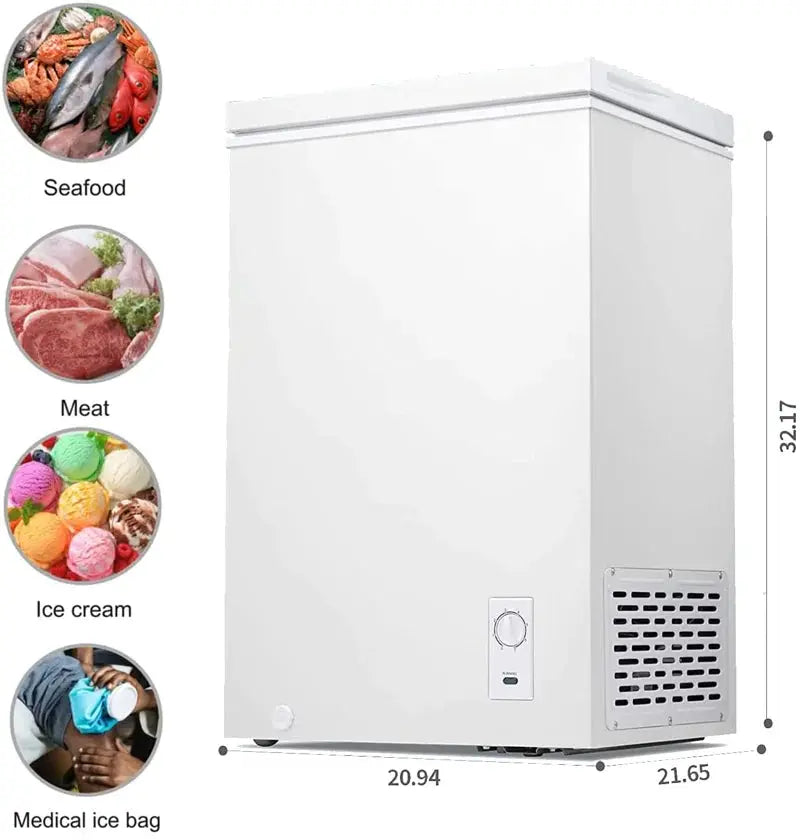 2.7 Cubic Feet Cu. Ft. Freestanding Garage Ready Freezer with 7 Adjustable Temperature Controls | Fridge.com