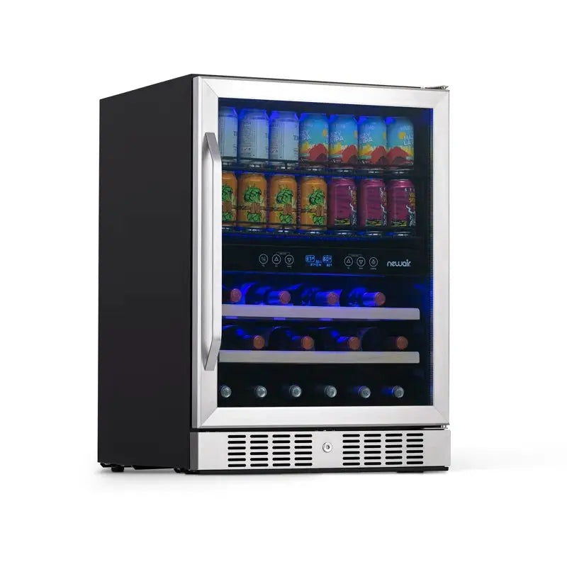 20 Bottle Dual Zone Freestanding Wine and Beverage Refrigerator | Fridge.com