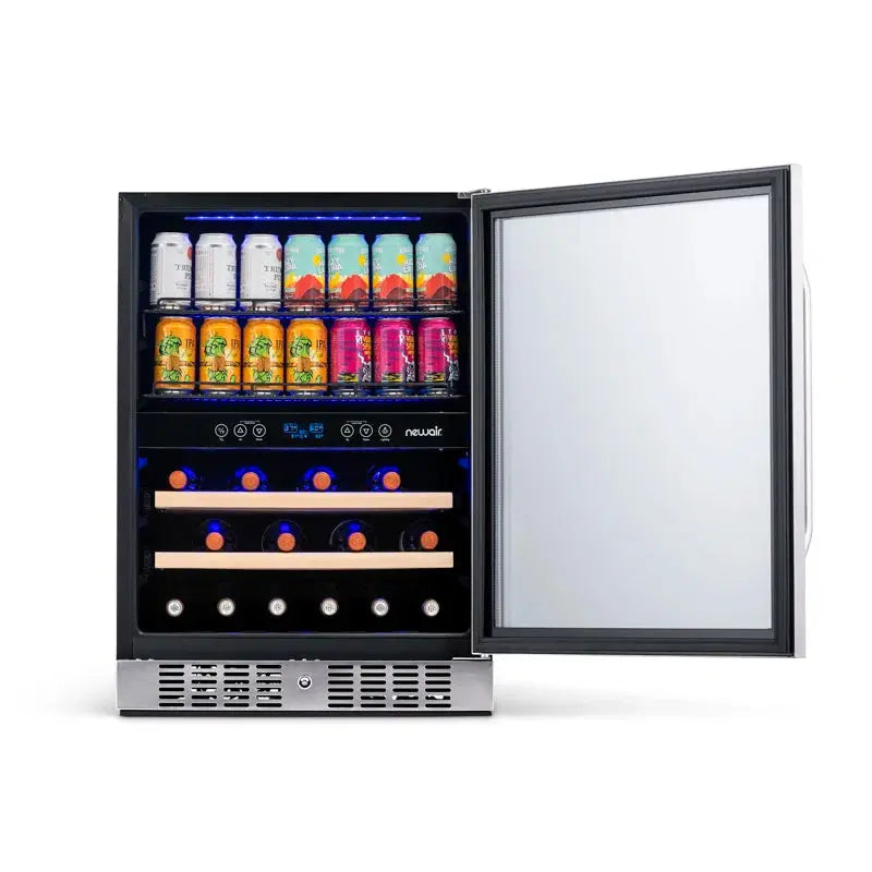 20 Bottle Dual Zone Freestanding Wine and Beverage Refrigerator | Fridge.com