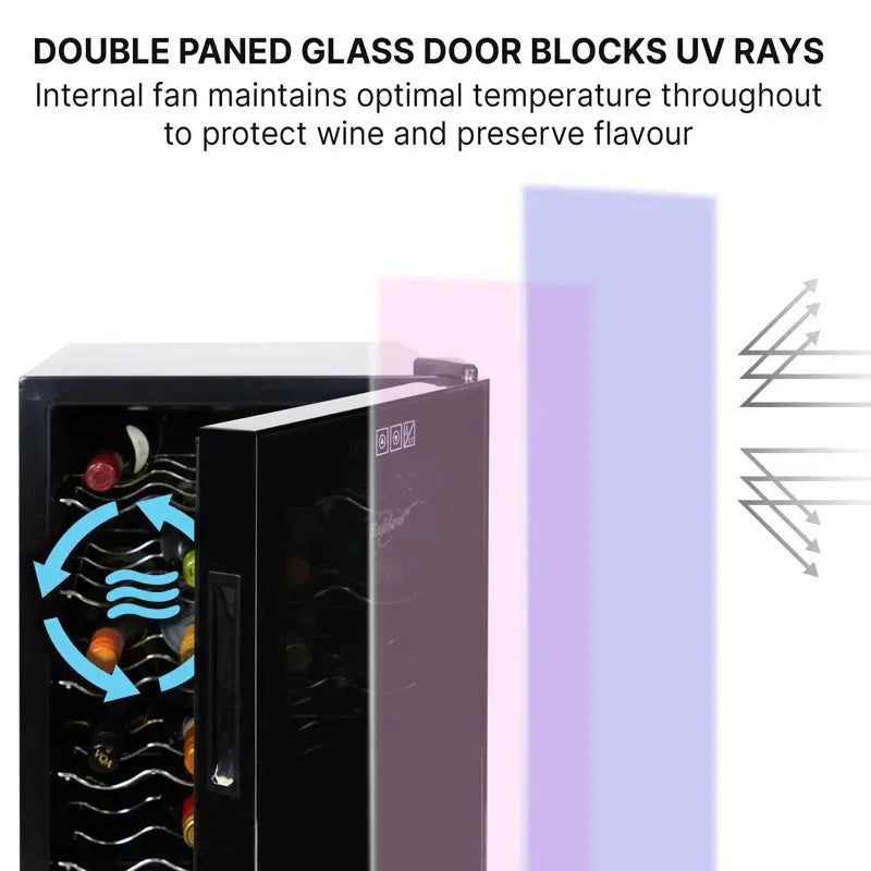 20 Bottle Wine Refrigerator Freestanding Thermoelectric Wine Fridge | Fridge.com