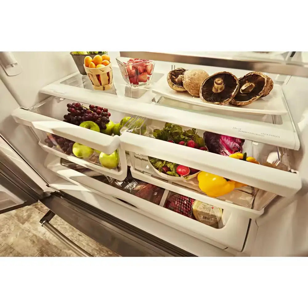 20 Cu. Ft. French Door Refrigerator in Stainless Steel, Counter Depth | Fridge.com