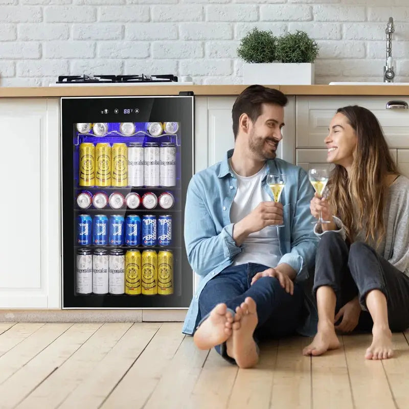 20.2'' 37 Bottle Freestanding Beverage Cooler & Wine Refrigerator | Fridge.com