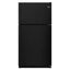 20.5 Cu. Ft. Top Freezer Refrigerator in Black | Fridge.com