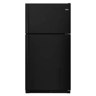 20.5 Cu. Ft. Top Freezer Refrigerator in Black | Fridge.com