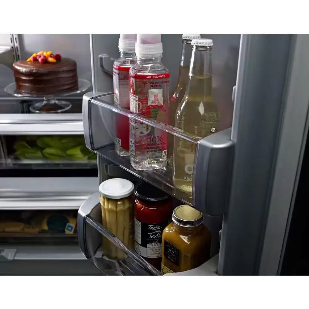 20.8 Cu. Ft. Built-In French Door Refrigerator in Stainless Steel with Platinum Interior | Fridge.com