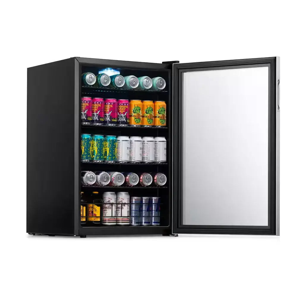 21 In. 160 Can Cooler Beverage Freestanding with Splitshelf and Precision Digital Thermostat | Fridge.com