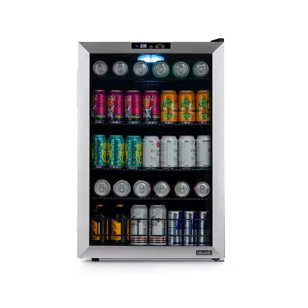 21 In. 160 Can Cooler Beverage Freestanding with Splitshelf and Precision Digital Thermostat | Fridge.com