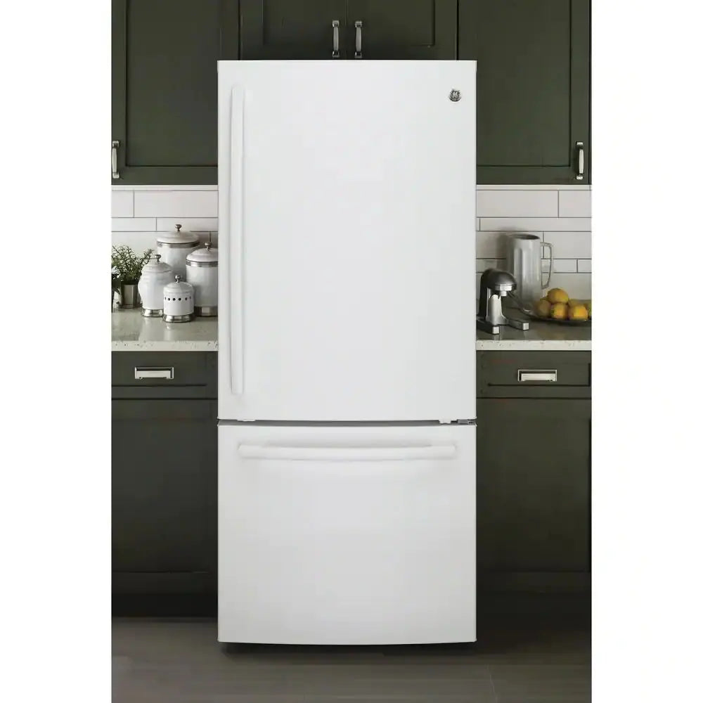 21.0 Cu. Ft. Bottom Freezer Refrigerator in White, ENERGY STAR | Fridge.com