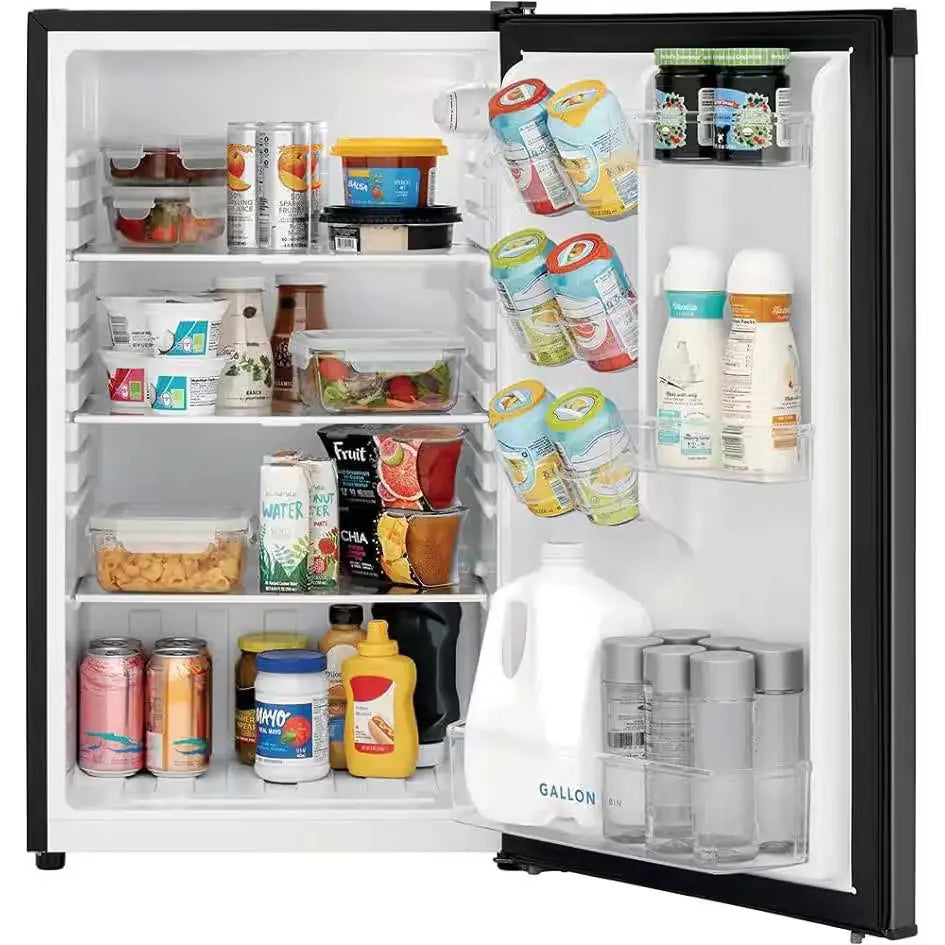 21.7 In. 4.5 Cu. Ft Retro Mini Refrigerator in Black with Built-In Water Dispenser | Fridge.com