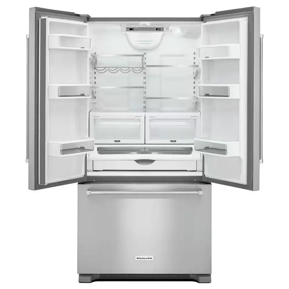 21.9 Cu. Ft. French Door Refrigerator in Stainless Steel, Counter Depth | Fridge.com