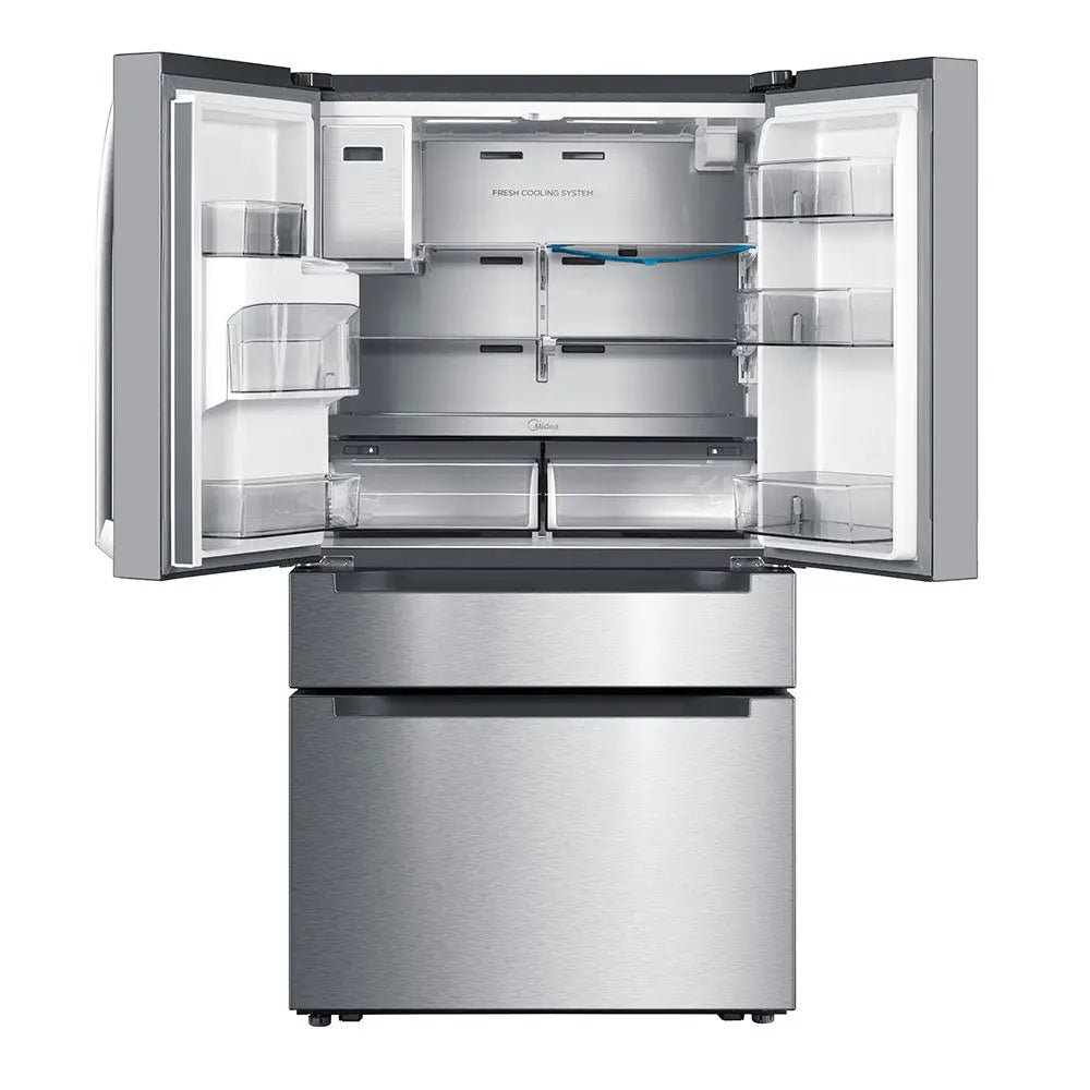 22 CF French Door Refrigerator Counter Depth - 4 Door, Wi-Fi, Dual Ice Maker, Dispenser | Midea | Fridge.com
