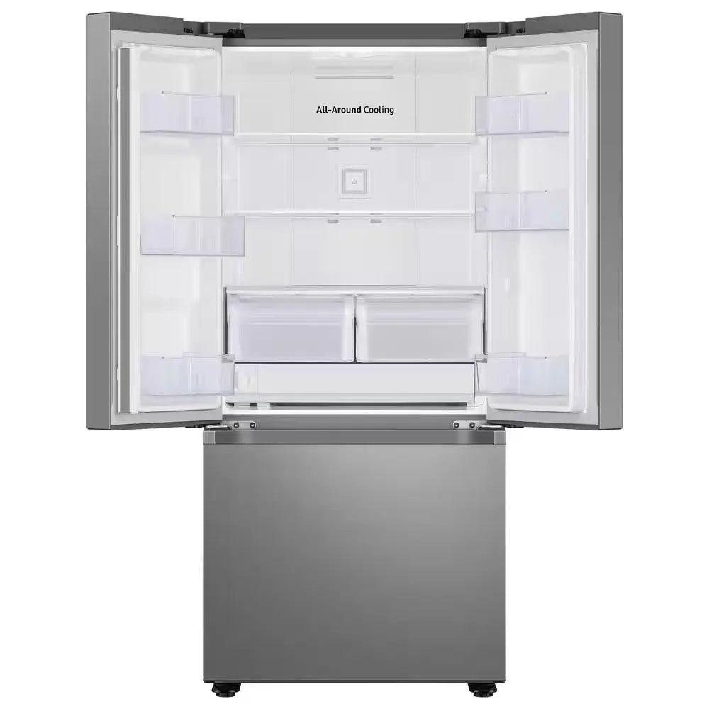 22 Cu. Ft. 3-Door French Door Smart Refrigerator with Water Dispenser in Fingerprint Resistant Stainless Steel | Fridge.com