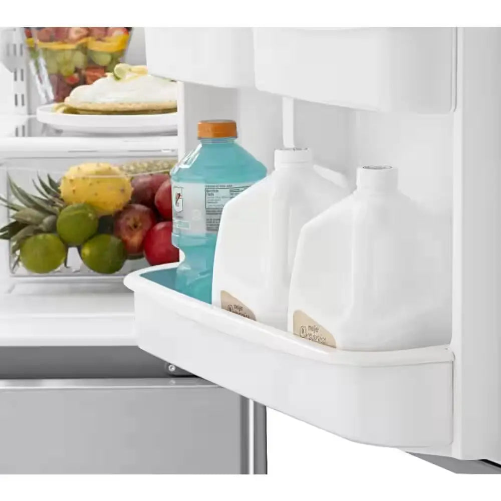 22 Cu. Ft. Bottom Freezer Refrigerator in Stainless Steel with Spill Guard Glass Shelves | Fridge.com