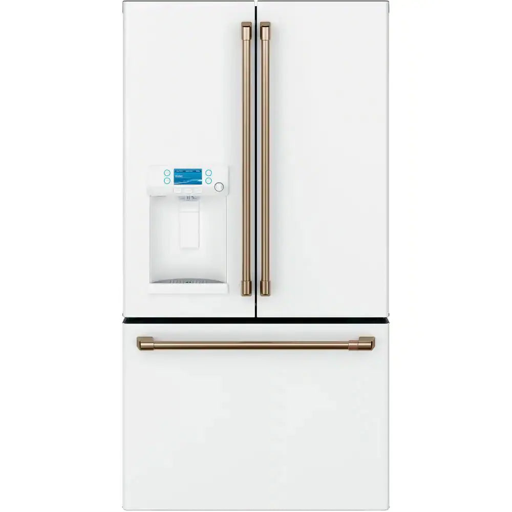 22.2 Cu. Ft. Smart French Door Refrigerator with Hot Water Dispenser in Stainless Steel, Counter Depth and ENERGY STAR | Fridge.com