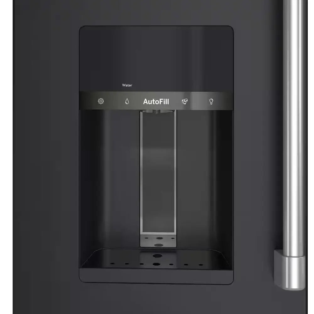 22.3 Cu. Ft. Smart Four-Door French Door Refrigerator in Matte Black, Counter Depth | Fridge.com