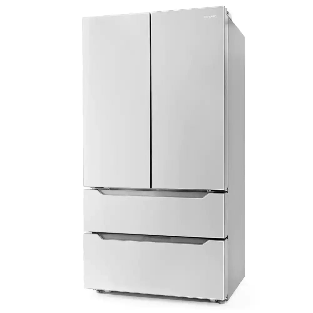 22.5 Cu. Ft. 4-Door French Door Refrigerator with Recessed Handle in Stainless Steel, Counter Depth | Fridge.com