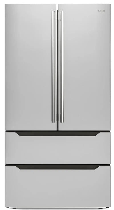 22.5 Cu. Ft. 4 Door French Refrigerator in Stainless Steel | Fridge.com