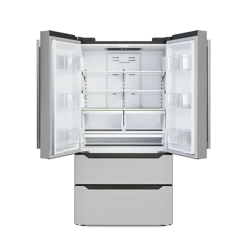 22.5 Cu. Ft. 4 Door French Refrigerator in Stainless Steel | Fridge.com