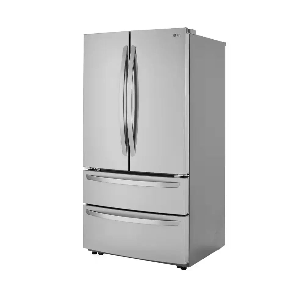 23 Cu. Ft. 4-Door French Door Refrigerator with Internal Water Dispenser in Print Proof Stainless Steel, Counter Depth | Fridge.com