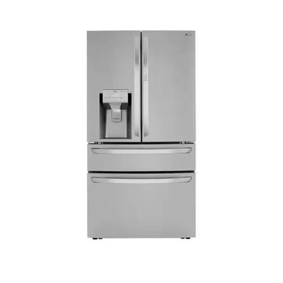 23 Cu. Ft. Door-In-Door 4-Door French Door Refrigerator, Dual and Craft Ice in Printproof Stainless Steel, Counter Depth | Fridge.com