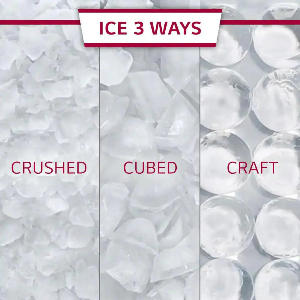 23 Cu. Ft. Door-In-Door 4-Door French Door Refrigerator, Dual and Craft Ice in Printproof Stainless Steel, Counter Depth | Fridge.com