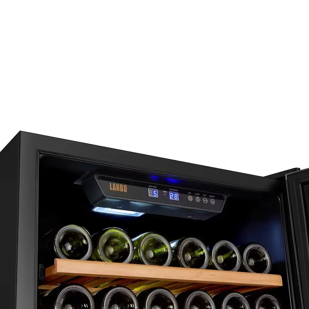 23 In. 149-Bottle Stainless Steel Single Zone Wine Refrigerator | Fridge.com