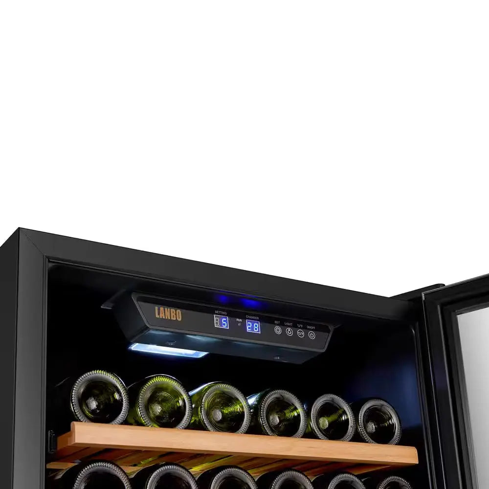 23 In. 171-Bottle Stainless Steel Single Zone Wine Refrigerator | Fridge.com