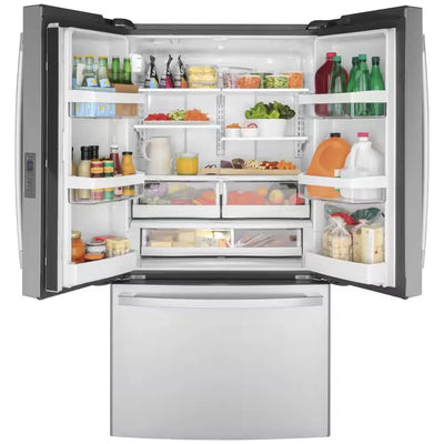 23.1 Cu. Ft. French Door Refrigerator in Fingerprint Resistant Stainless Steel, Counter Depth and ENERGY STAR | Fridge.com