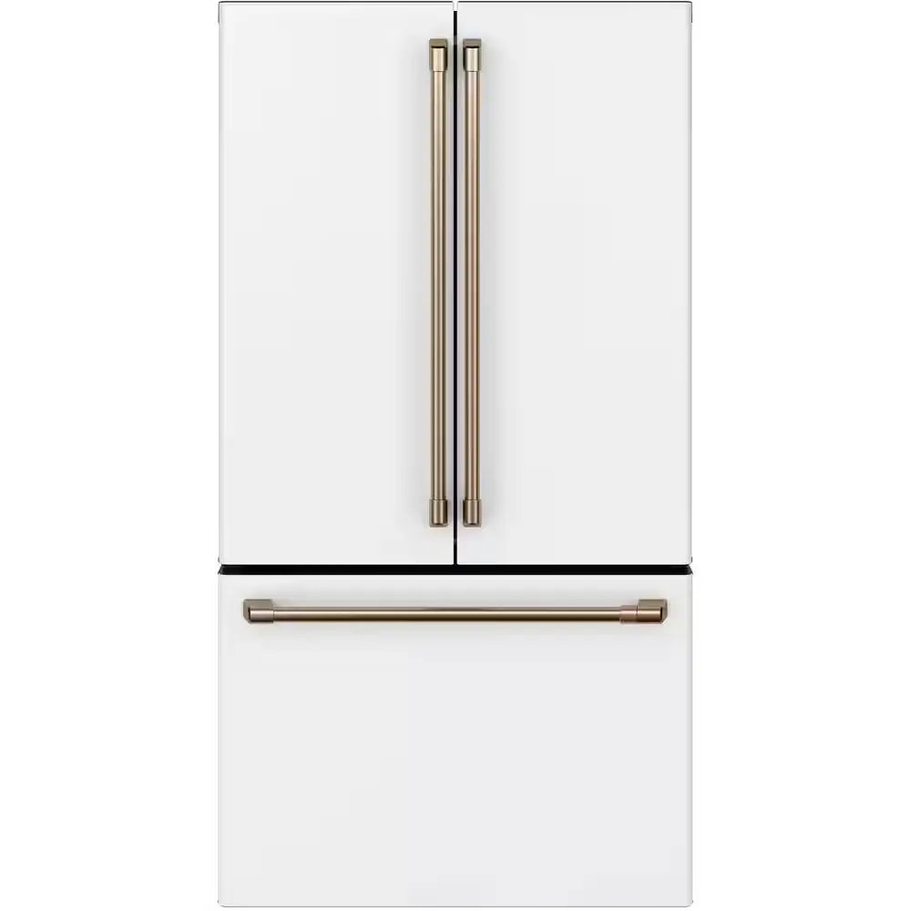 23.1 Cu. Ft. Smart French Door Refrigerator in Matte White, Counter Depth and ENERGY STAR | Fridge.com