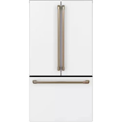 23.1 Cu. Ft. Smart French Door Refrigerator in Matte White, Counter Depth and ENERGY STAR | Fridge.com