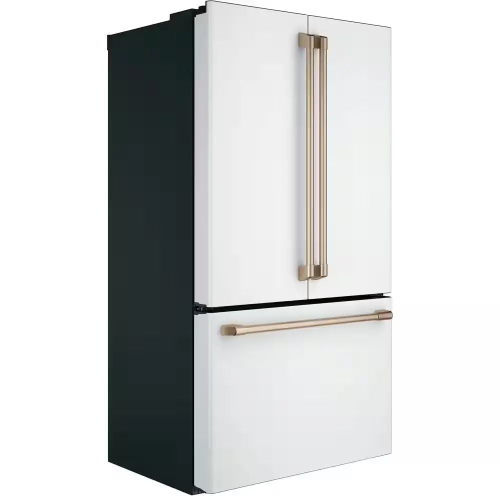 23.1 Cu. Ft. Smart French Door Refrigerator in Matte White, Counter Depth and ENERGY STAR | Fridge.com