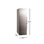 23.25 In. W 11.1 Cu. Ft. Bottom Freezer Refrigerator in Stainless Steel, Counter Depth | Fridge.com