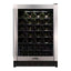 23.4 In. W 50-Bottle Wine Cooler in Stainless Steel | Fridge.com