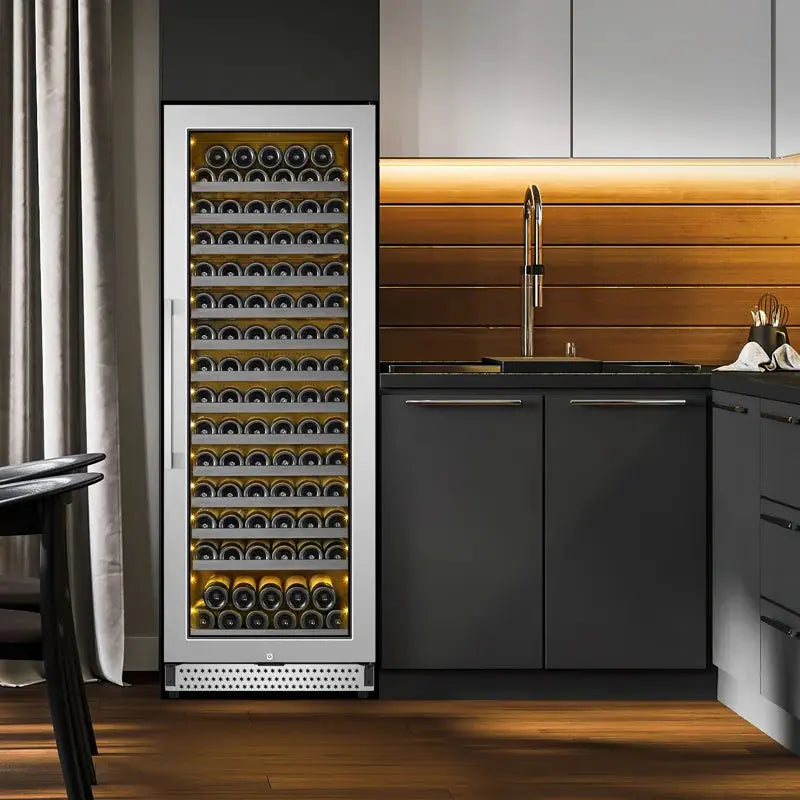 23.5" 154 Bottle Built-In or Freestanding Single Zone Wine Refrigerator | Fridge.com