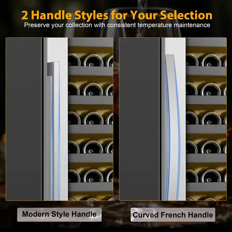 23.5" 154 Bottle Built-In or Freestanding Single Zone Wine Refrigerator | Fridge.com