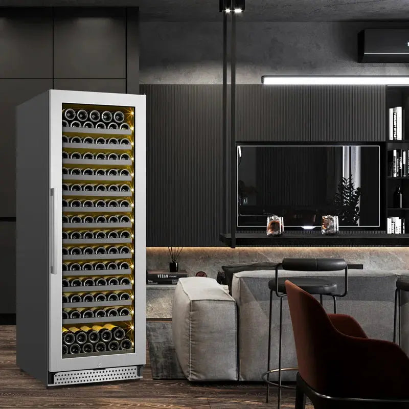 23.5" 154 Bottle Built-In or Freestanding Single Zone Wine Refrigerator | Fridge.com