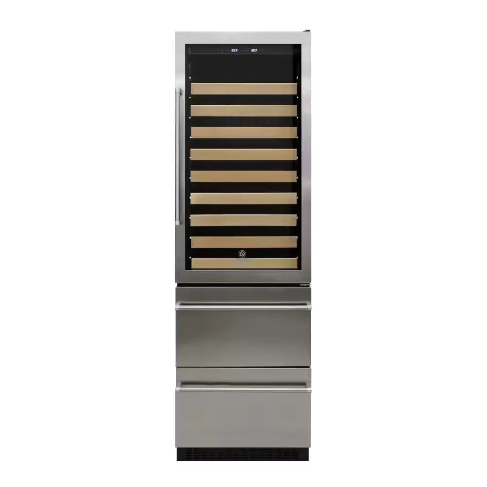 23.8 In. W 100 Wine Bottle and 100 Can Beverage Cooler, Right Hinge | Fridge.com