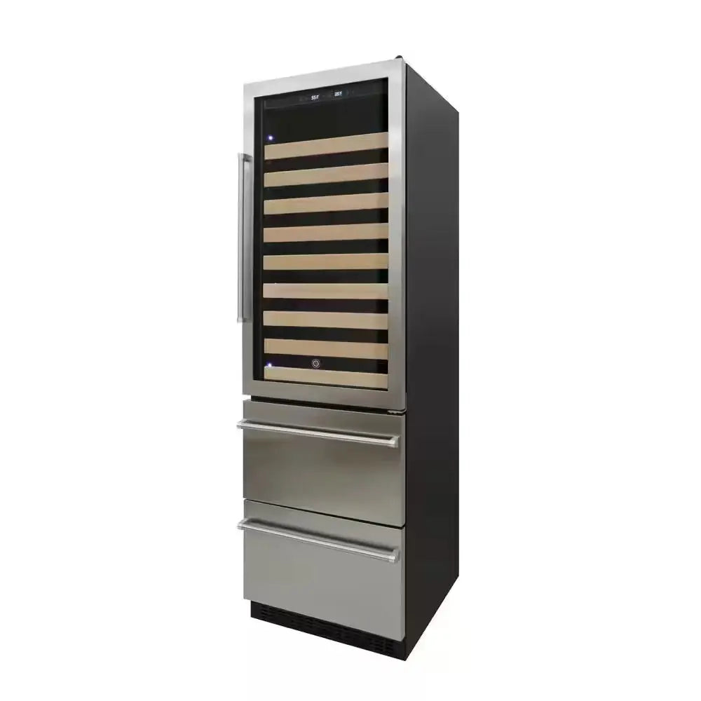 23.8 In. W 100 Wine Bottle and 100 Can Beverage Cooler, Right Hinge | Fridge.com