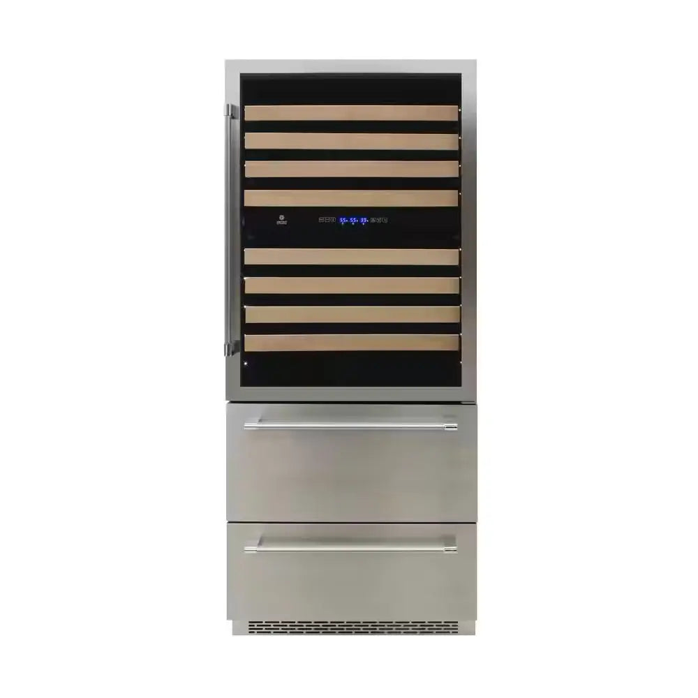 23.8 In. W 100 Wine Bottle and 100 Can Beverage Cooler, Right Hinge | Fridge.com