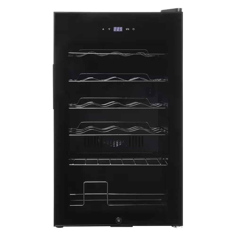 24-Bottle Wine Cooler Refrigerator, Freestanding Wine Fridge with Glass Door | Fridge.com