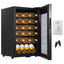 24-Bottle Wine Cooler Refrigerator, Freestanding Wine Fridge with Glass Door | Fridge.com