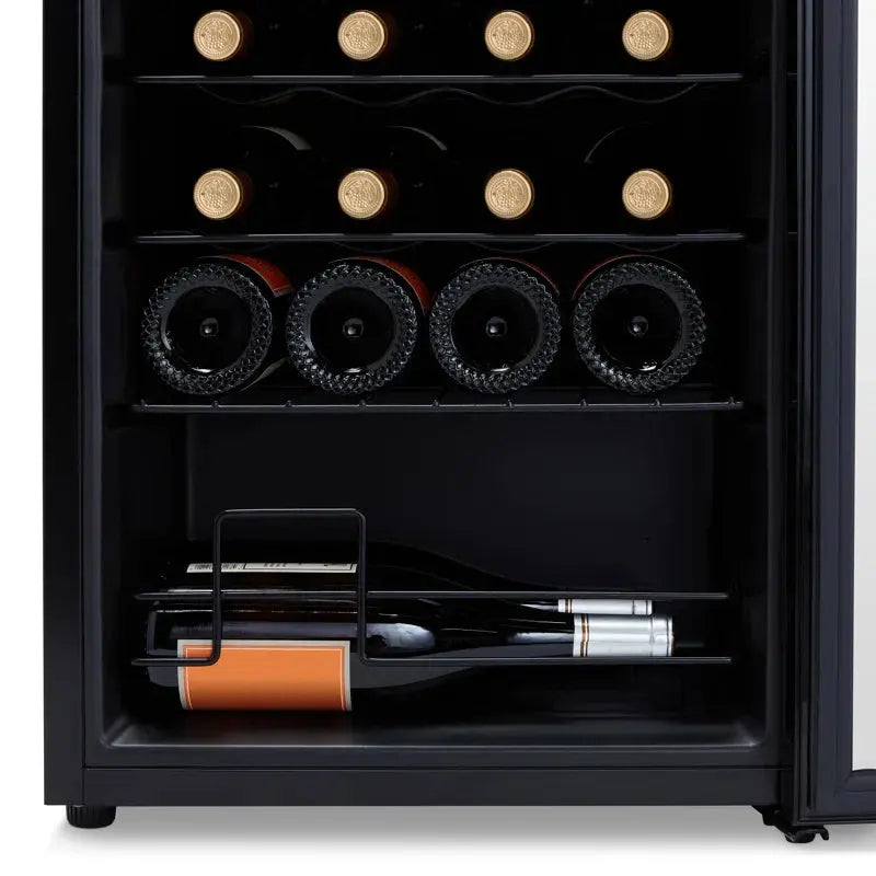 24 Bottle and 24 Can Single Zone Freestanding Wine Refrigerator | Fridge.com