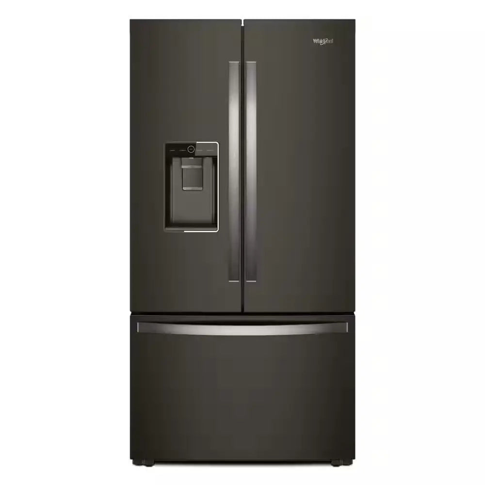 24 Cu. Ft. French Door Refrigerator in Black Stainless, Counter Depth | Fridge.com