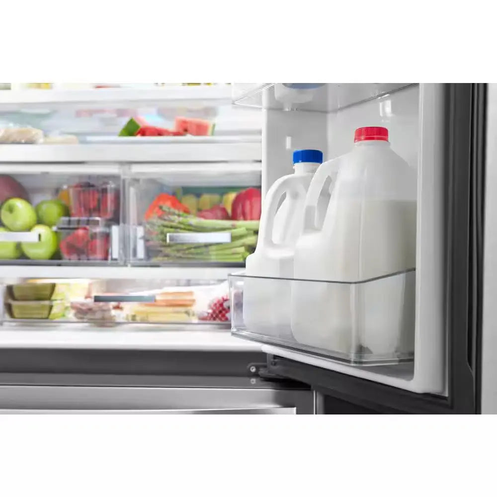 24 Cu. Ft. French Door Refrigerator in Black Stainless, Counter Depth | Fridge.com