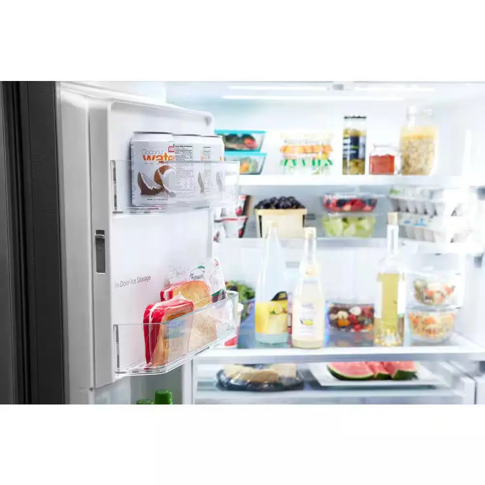 24 Cu. Ft. French Door Refrigerator in Black Stainless, Counter Depth | Fridge.com