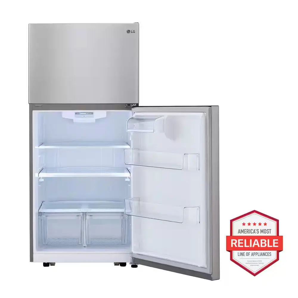 24 Cu. Ft. Top Mount Freezer Refrigerator with Multi-Flow Air System in Stainless Steel, Garage Ready | Fridge.com